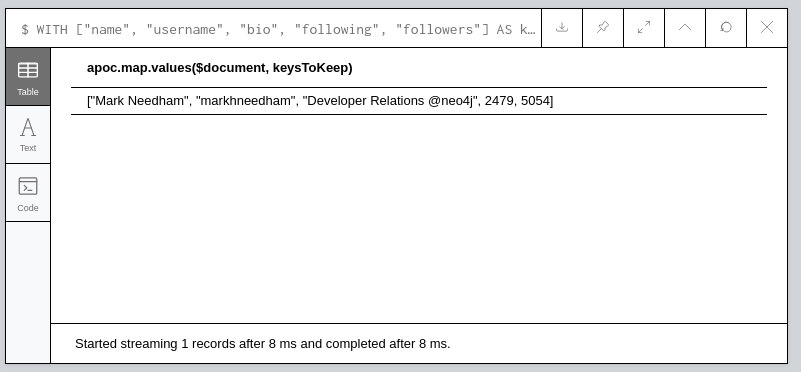 Neo4j: keep/filter keys in a map using APOC  Mark Needham